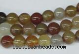 CAA891 15.5 inches 8mm round agate gemstone beads wholesale