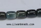 CAB392 15.5 inches 10*12mm column moss agate gemstone beads wholesale