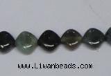 CAB418 15.5 inches 10*10mm rhombic moss agate gemstone beads