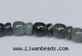 CAB426 15.5 inches 9*13mm vase-shaped moss agate gemstone beads