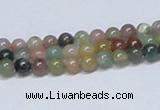 CAB431 15.5 inches 5mm round indian agate gemstone beads wholesale