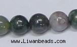 CAB434 15.5 inches 12mm round indian agate gemstone beads wholesale