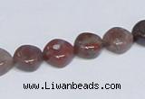 CAB450 15.5 inches 10mm rhombic indian agate gemstone beads