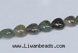 CAB452 15.5 inches 8*8mm heart indian agate gemstone beads