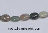 CAB456 15.5 inches 8*10mm oval indian agate gemstone beads wholesale