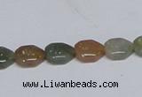 CAB467 15.5 inches 8*10mm freeform indian agate gemstone beads