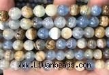 CABS03 15 inches 8mm round blue calcite beads wholesale