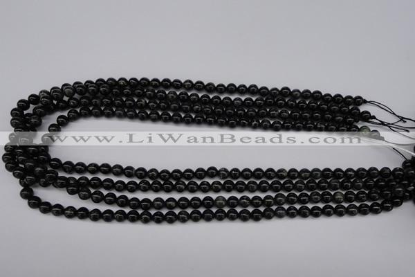 CAE02 15.5 inches 6mm round astrophyllite beads wholesale