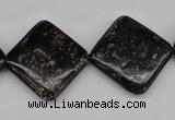 CAE104 15.5 inches 20*20mm diamond astrophyllite beads wholesale