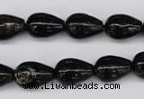 CAE21 15.5 inches 10*14mm teardrop astrophyllite beads wholesale