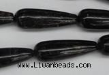 CAE24 15.5 inches 10*30mm teardrop astrophyllite beads wholesale