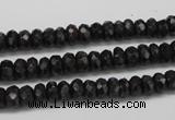 CAE31 15.5 inches 4*6mm faceted rondelle astrophyllite beads wholesale