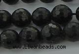 CAE37 15.5 inches 10mm faceted round astrophyllite beads wholesale