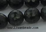 CAE40 15.5 inches 16mm faceted round astrophyllite beads wholesale