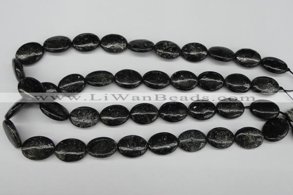 CAE58 15.5 inches 15*20mm oval astrophyllite beads wholesale