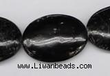 CAE61 15.5 inches 22*30mm oval astrophyllite beads wholesale