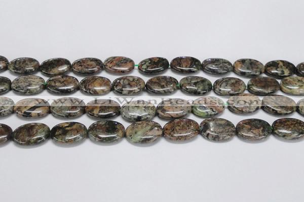 CAF127 15.5 inches 13*18mm oval Africa stone beads wholesale