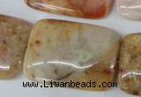 CAG1100 15.5 inches 25*35mm rectangle Morocco agate beads wholesale