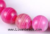 CAG141 smooth round madagascar agate 19mm stone beads Wholesale