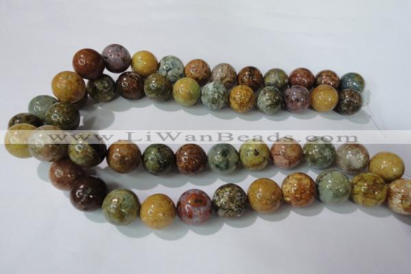 CAG1706 15.5 inches 16mm round rainbow agate beads wholesale