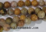 CAG1712 15.5 inches 8mm faceted round rainbow agate beads