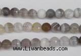 CAG1752 15.5 inches 6mm faceted round Chinese botswana agate beads