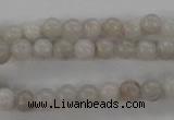 CAG1895 15.5 inches 6mm round grey agate beads wholesale