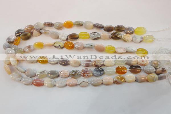 CAG2358 15.5 inches 10*14mm oval African botswana agate beads