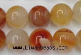 CAG2377 15.5 inches 16mm round red agate beads wholesale