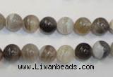 CAG2412 15.5 inches 8mm round Chinese botswana agate beads