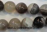 CAG2415 15.5 inches 14mm round Chinese botswana agate beads