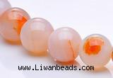 CAG265 15 inch 12mm round agate gemstone beads Wholesale