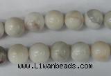 CAG3604 15.5 inches 10mm round natural crazy lace agate beads