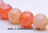 CAG39 12mm round dragon veins agate gemstone beads Wholesale