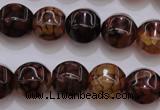 CAG4144 15.5 inches 14*14mm pumpkin dragon veins agate beads