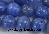 CAG4303 15.5 inches 10mm round dyed blue fire agate beads