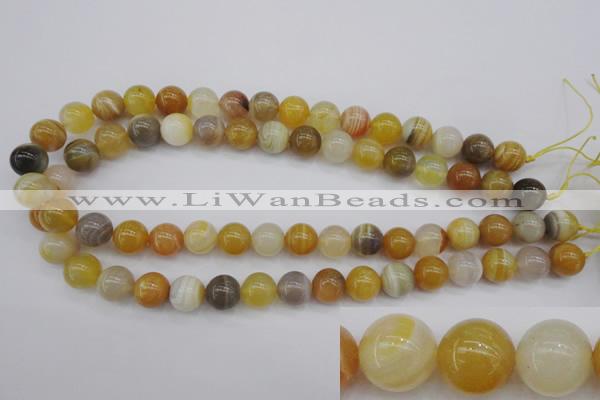 CAG4324 15.5 inches 12mm round botswana agate gemstone beads