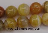 CAG4325 15.5 inches 14mm round botswana agate gemstone beads