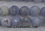 CAG4362 15.5 inches 8mm faceted round blue lace agate beads