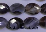 CAG4465 15.5 inches 15*20mm faceted oval botswana agate beads