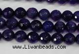 CAG4495 15.5 inches 8mm faceted round fire crackle agate beads