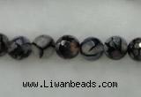 CAG450 15.5 inches 10mm faceted round agate beads Wholesale