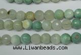 CAG4811 15 inches 6mm faceted round fire crackle agate beads