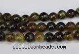 CAG4831 15 inches 6mm round dragon veins agate beads wholesale