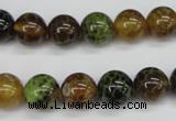 CAG4833 15 inches 10mm round dragon veins agate beads wholesale