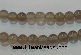 CAG5240 15.5 inches 6mm round Brazilian grey agate beads wholesale