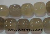 CAG5261 15.5 inches 14*14mm square Brazilian grey agate beads