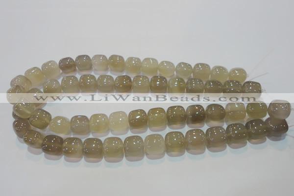 CAG5261 15.5 inches 14*14mm square Brazilian grey agate beads