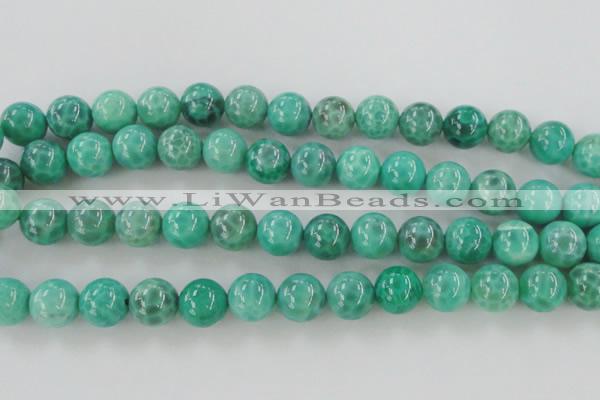 CAG5304 15.5 inches 12mm round peafowl agate gemstone beads