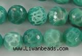 CAG5310 15.5 inches 6mm faceted round peafowl agate gemstone beads